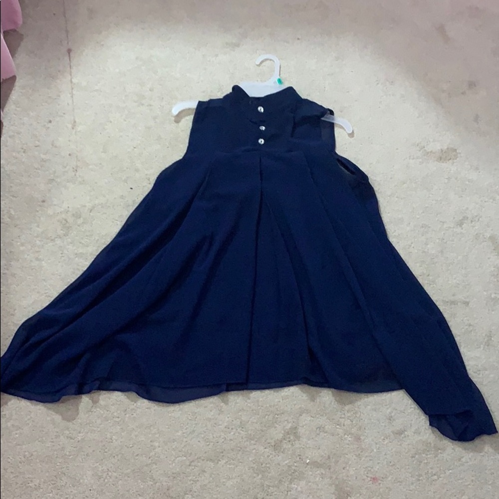 Navy blue blouse